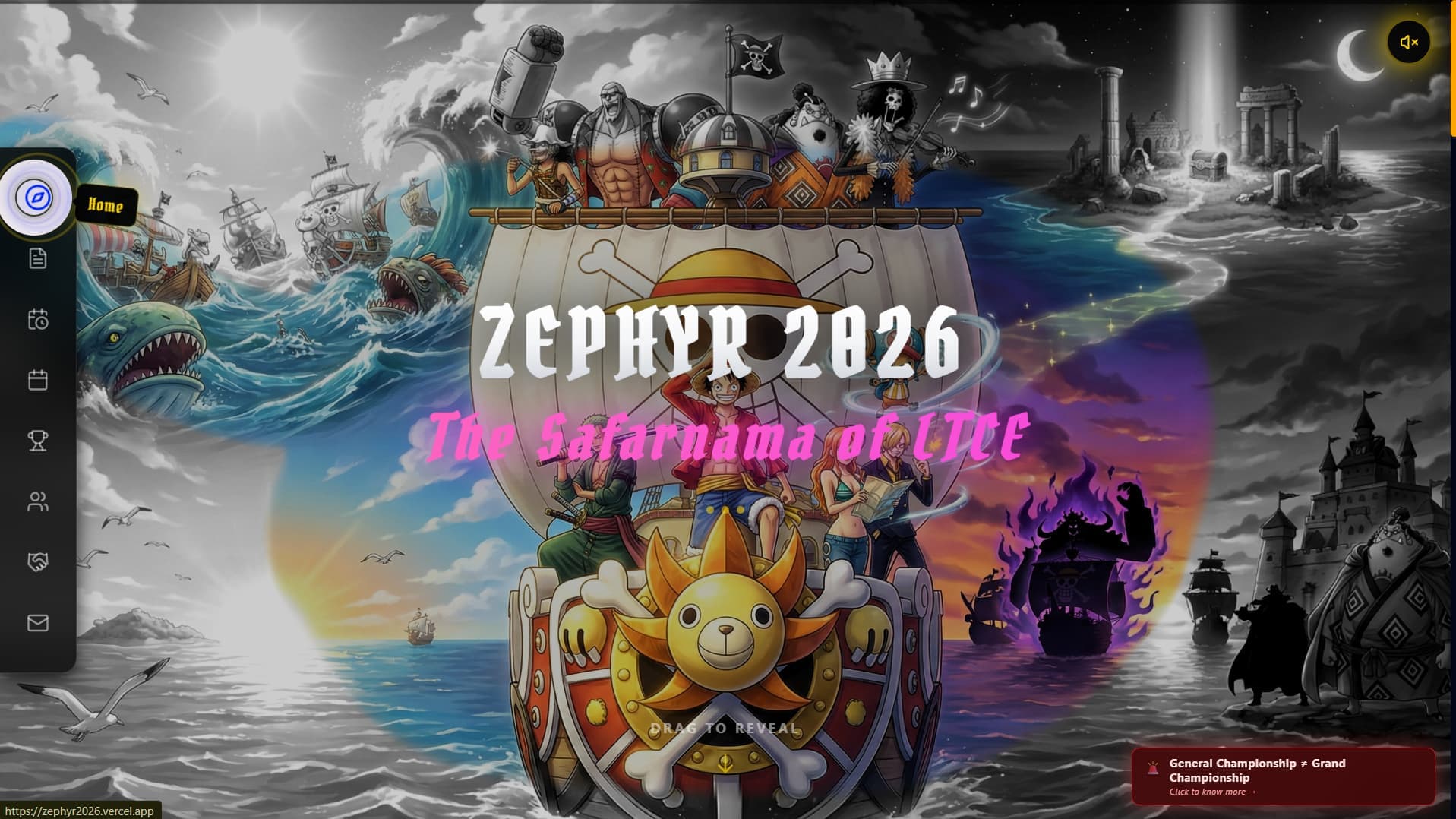 LTCoE Zephyr Fest Website screenshot